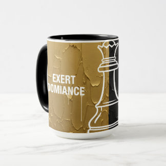 Exert Dominance Chess Queen Entrepreneur Mindset Mug