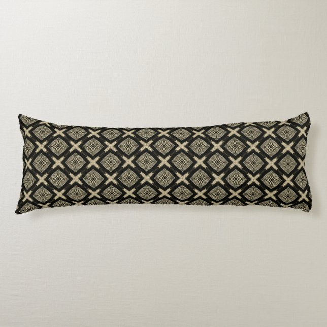 Exes and Squares Body Cushion (Front)