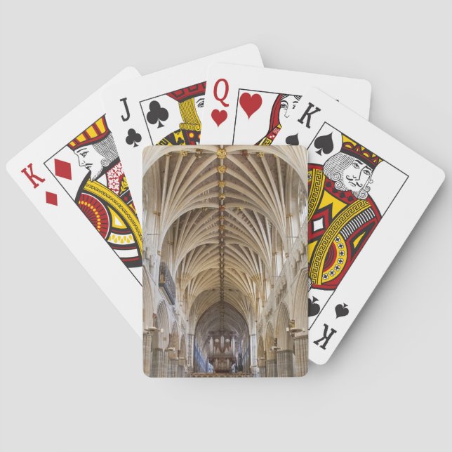 Exeter Cathedral playing cards (Back)