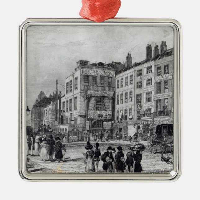 Exeter Change Metal Ornament (Front)