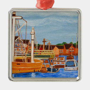 Exeter Devon England Metal Tree Decoration