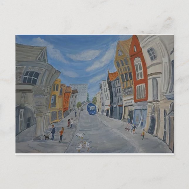 Exeter guildhall, High Street, Exeter Devon Postcard (Front)