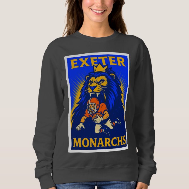 Exeter Monarchs classic crewneck sweatshirt (Front)