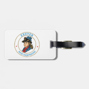 Exeter New Hampshire Colonial Luggage Tag