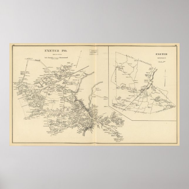 Exeter PO, town of Exeter Poster (Front)