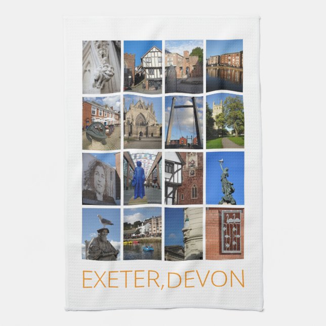 Exeter Tea Towel (Vertical)