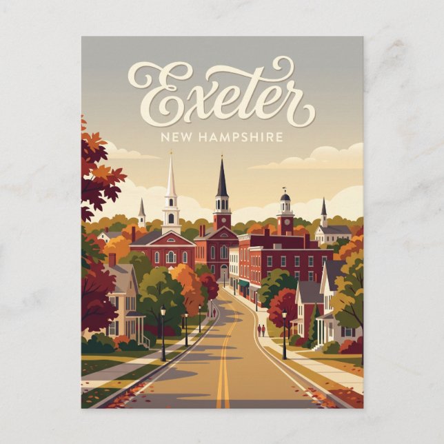 Exeter USA Postcard (Front)