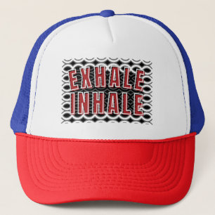 Exhale Inhale Yoga Meditation Trucker Hat