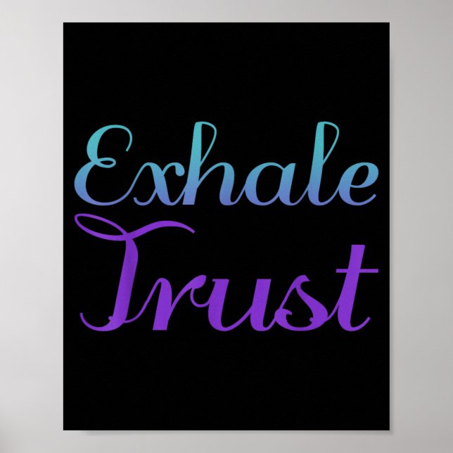 Exhale Trust Suicide Prevention Design Poster (Front)