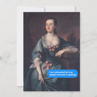 Exhausted by how stupid everyone getting Vintage P Invitation