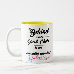 "Exhausted Director" Appreciation Mug
