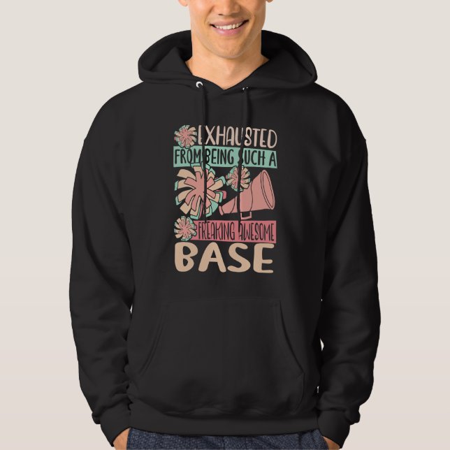 Exhausted From Being Such Freaking Awesome Base Ch Hoodie (Front)