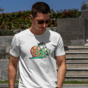 Exhausted Running Snail T-Shirt
