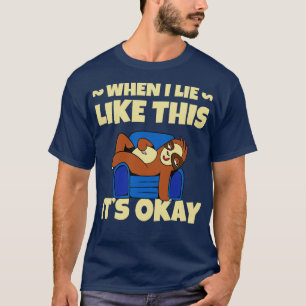 Exhausted Sloth On A Sofa T-Shirt
