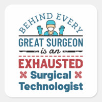 Exhausted Surgical Technologist Funny Scrub Tech