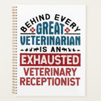 Exhausted Veterinary Receptionist