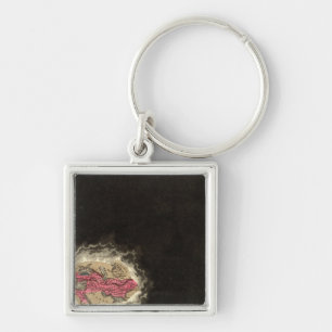 Exhibiting The Empire of Alexander 323 BC Key Ring