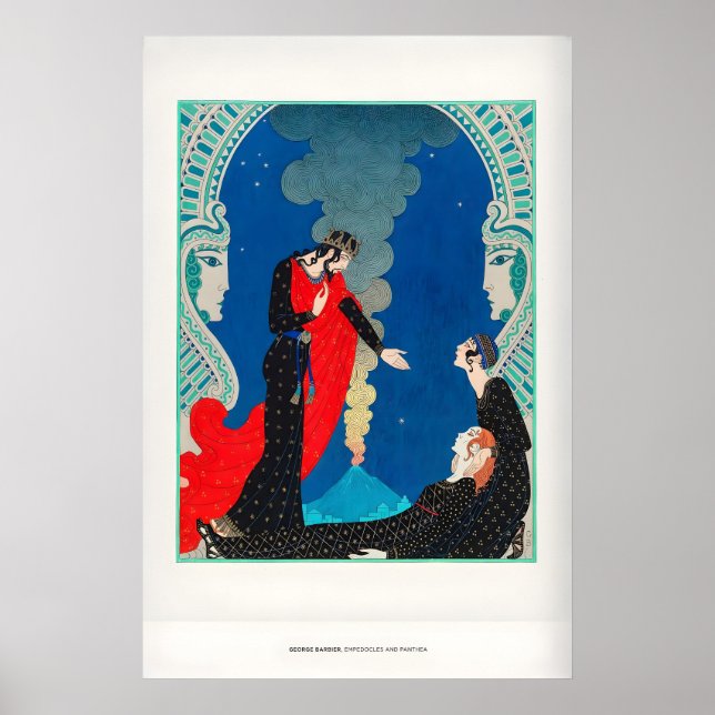 Exhibition Art Print George Barbier Empedocles (Front)