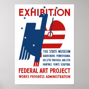 Exhibition -- The State Museum Harrisburg PA Poster