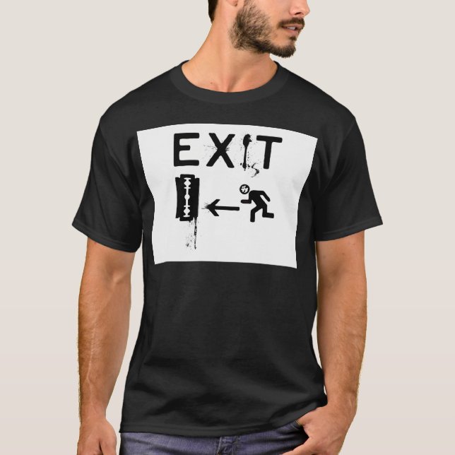 Exist - Exit T-Shirt (Front)