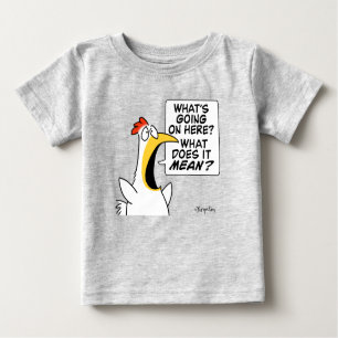 Existential Chicken by Sandra Boynton Baby T-Shirt