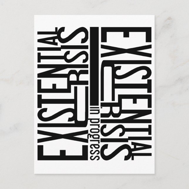 Existential Crisis postcard (Front)