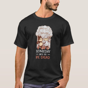 Existential Dread Retro Toon Explosion, Sarcasm, N T-Shirt