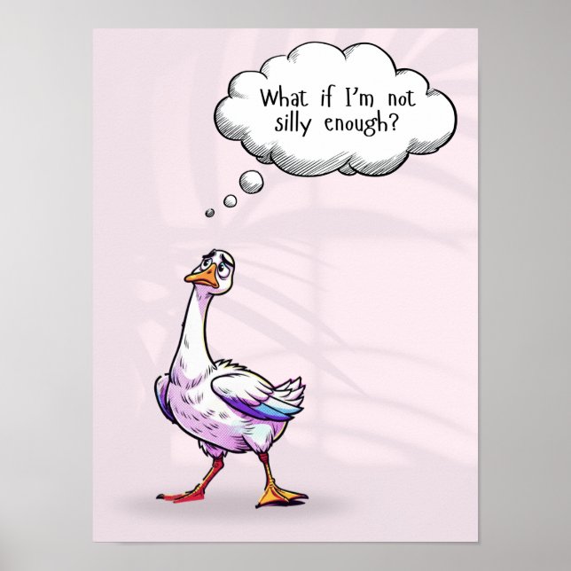 Existential Goose Poster (Front)