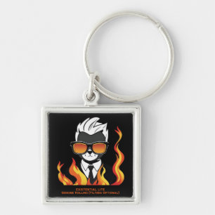 EXISTENTIAL LITE Toon Cat Key Ring