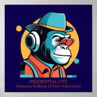 EXISTENTIAL LITE Toon Chimp