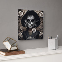 EXISTENTIAL LITE Vintage Femme Skull Portrait 3b