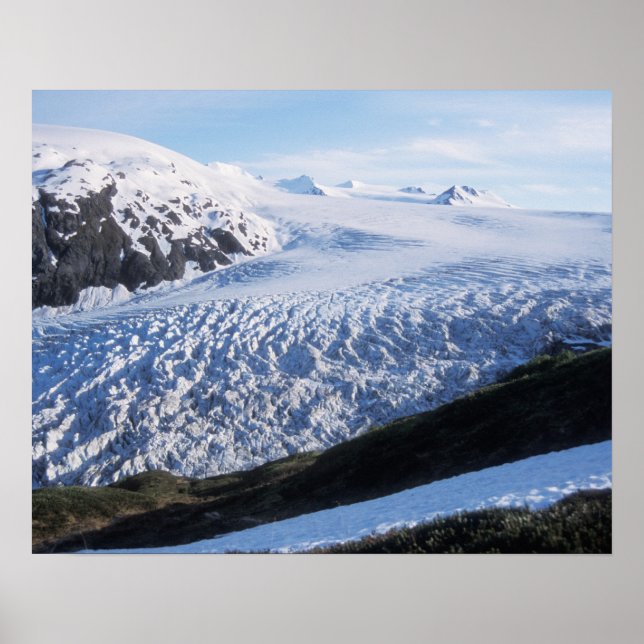 Exit Glacier in Kenai Fjords National Park, Poster (Front)