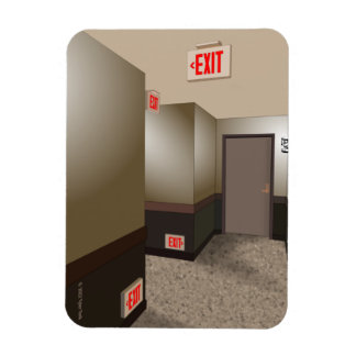 "Exit" magnet