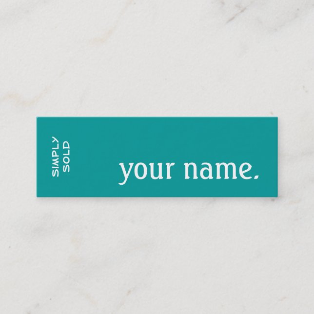 Exit Realty Simply Sold. Skinny Business Card (Front)