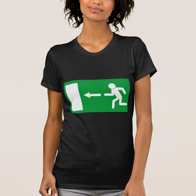 Exit Sign T-Shirt (Front)