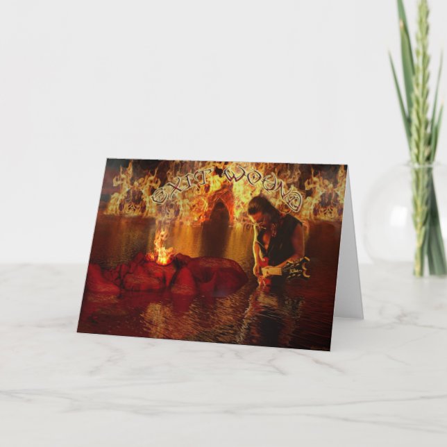 Exit Wound on Fire - Card (Front)