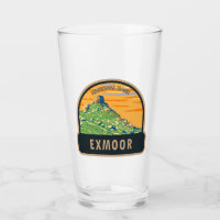 Exmoor National Park Castle Rock England Vintage