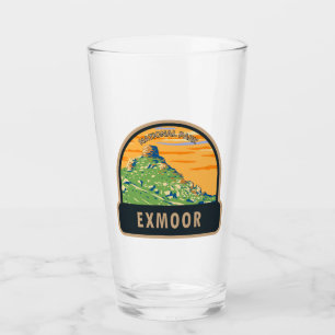 Exmoor National Park Castle Rock England Vintage Glass