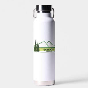 Exmoor National Park Green Stripes Water Bottle