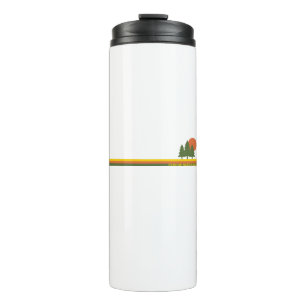 Exmoor National Park Pine Trees Sun Thermal Tumbler