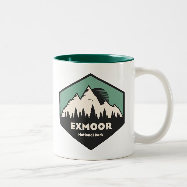 Exmoor National Park Two-Tone Coffee Mug (Right)