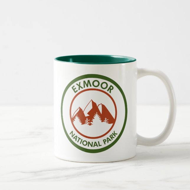 Exmoor National Park Two-Tone Coffee Mug (Right)