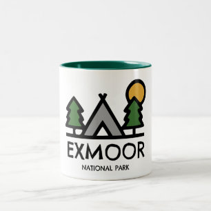 Exmoor National Park Two-Tone Coffee Mug