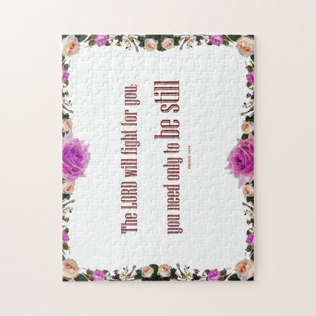 Exodus 14, 'The LORD will Fight' 252 pcs Puzzle (Vertical)