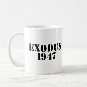 exodus 1947 coffee mug