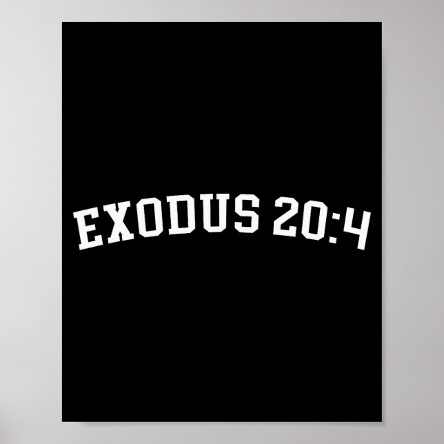 Exodus 20_4  poster (Front)
