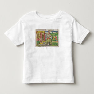 Exodus 2 1-6 Moses being floated down the Nile and Toddler T-Shirt