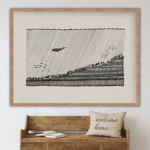 Exodus Crossing, !, Moses Parting the Red Sea, Bib Poster