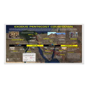 Exodus Pentecost Calendar Poster
