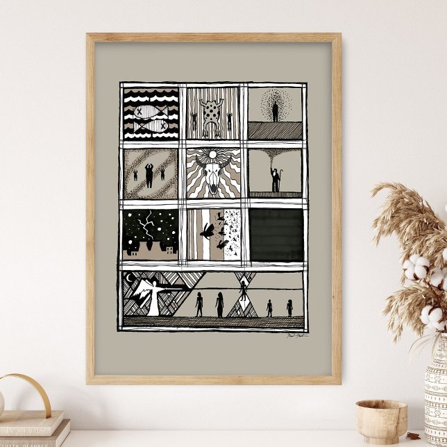 Exodus Plagues, Moses Print, Exodus Bible Story,  Poster (Creator Uploaded)